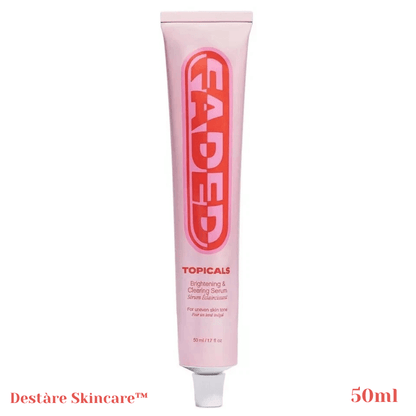 Destàre Skincare™ Topicals FADED Serum (50ml) Brightening Clearing for Dark Spots Uneven Skin Tone