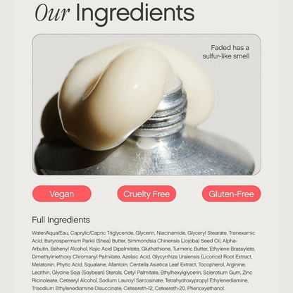 Destàre Skincare™ Topicals FADED Serum (50ml) Brightening Clearing for Dark Spots Uneven Skin Tone