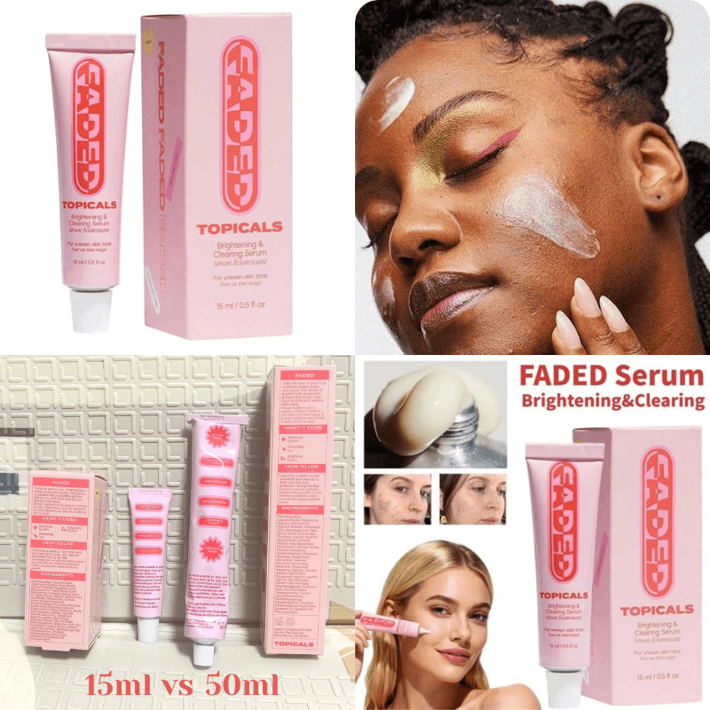 Destàre Skincare™ Topicals FADED Serum (50ml) Brightening Clearing for Dark Spots Uneven Skin Tone
